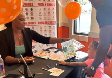 Peach Cobbler Factory hosts coloring book author and mental health advocate Camillia Harris